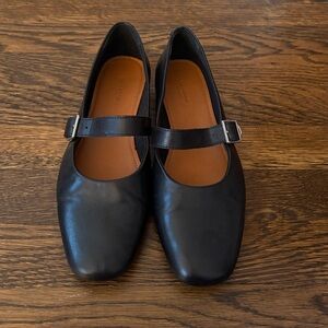 Vagabond Black Mary Jane Flats